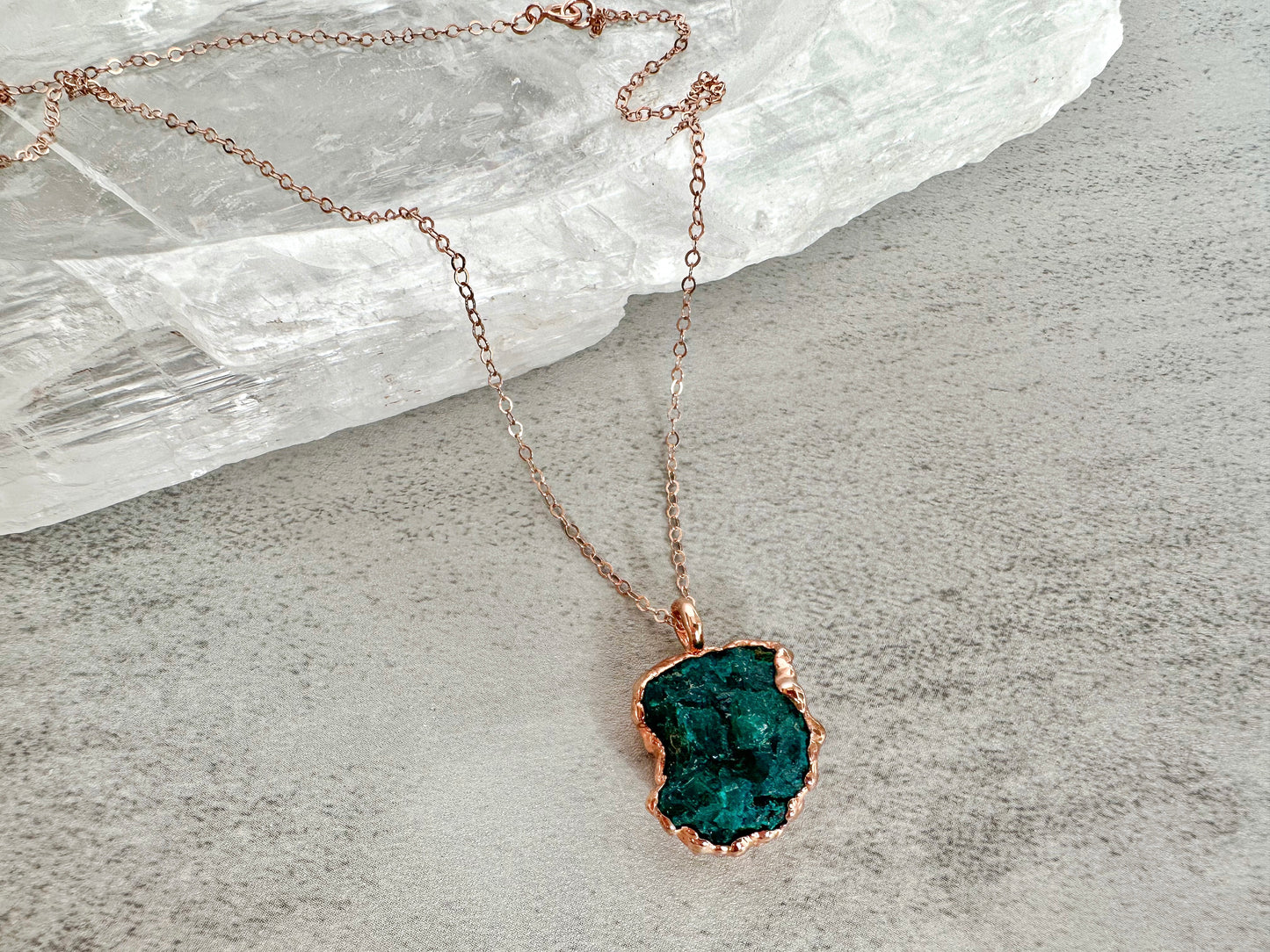 Dioptase Necklace