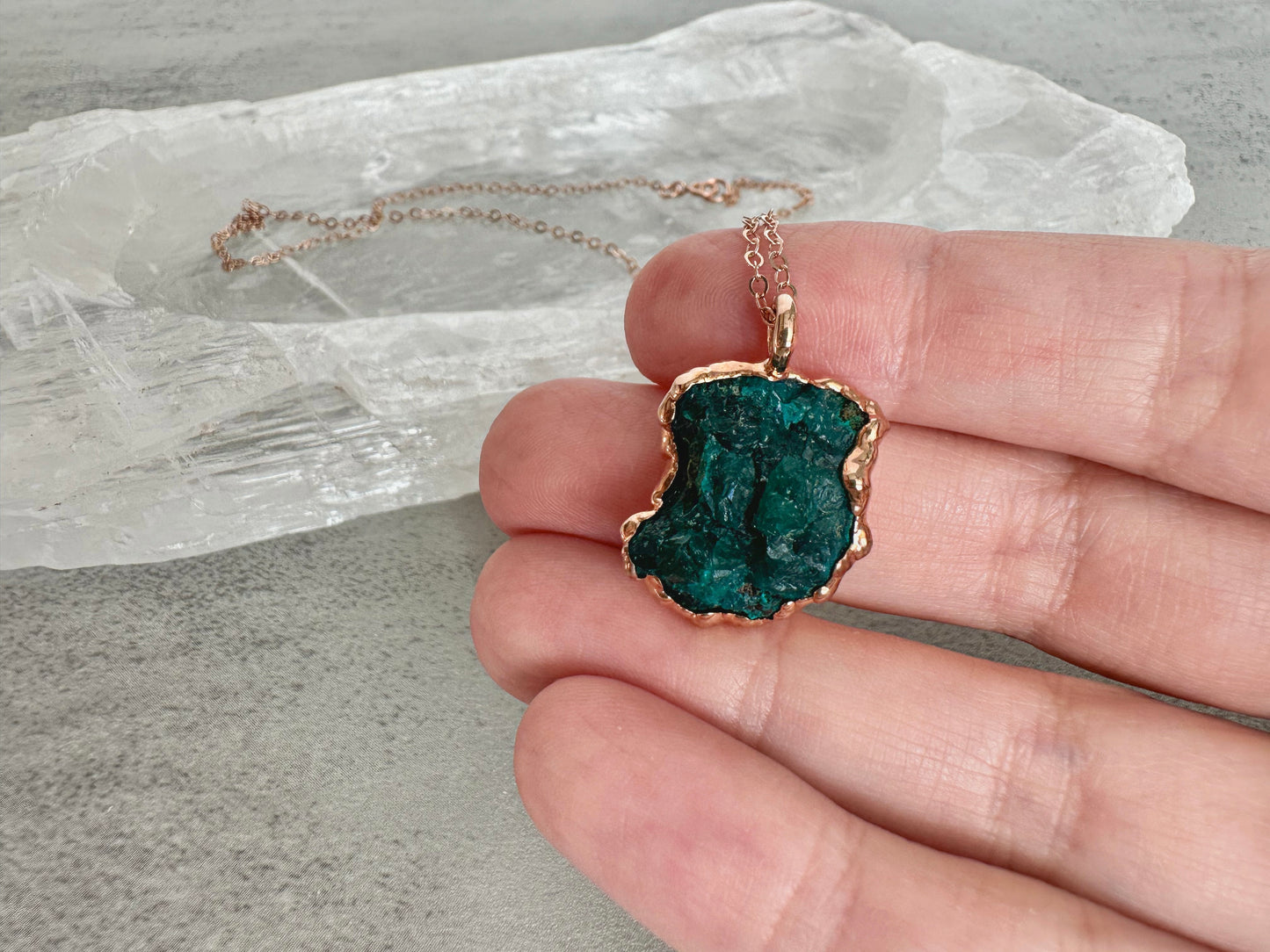 Dioptase Necklace