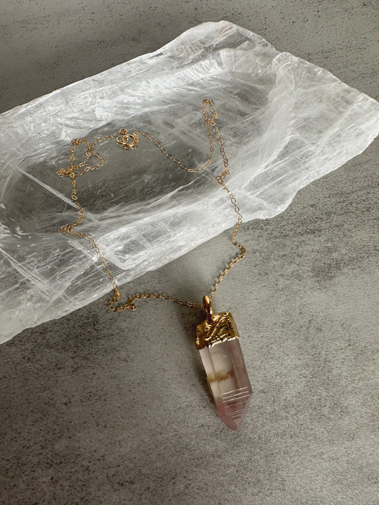 Lithium Quartz Necklace