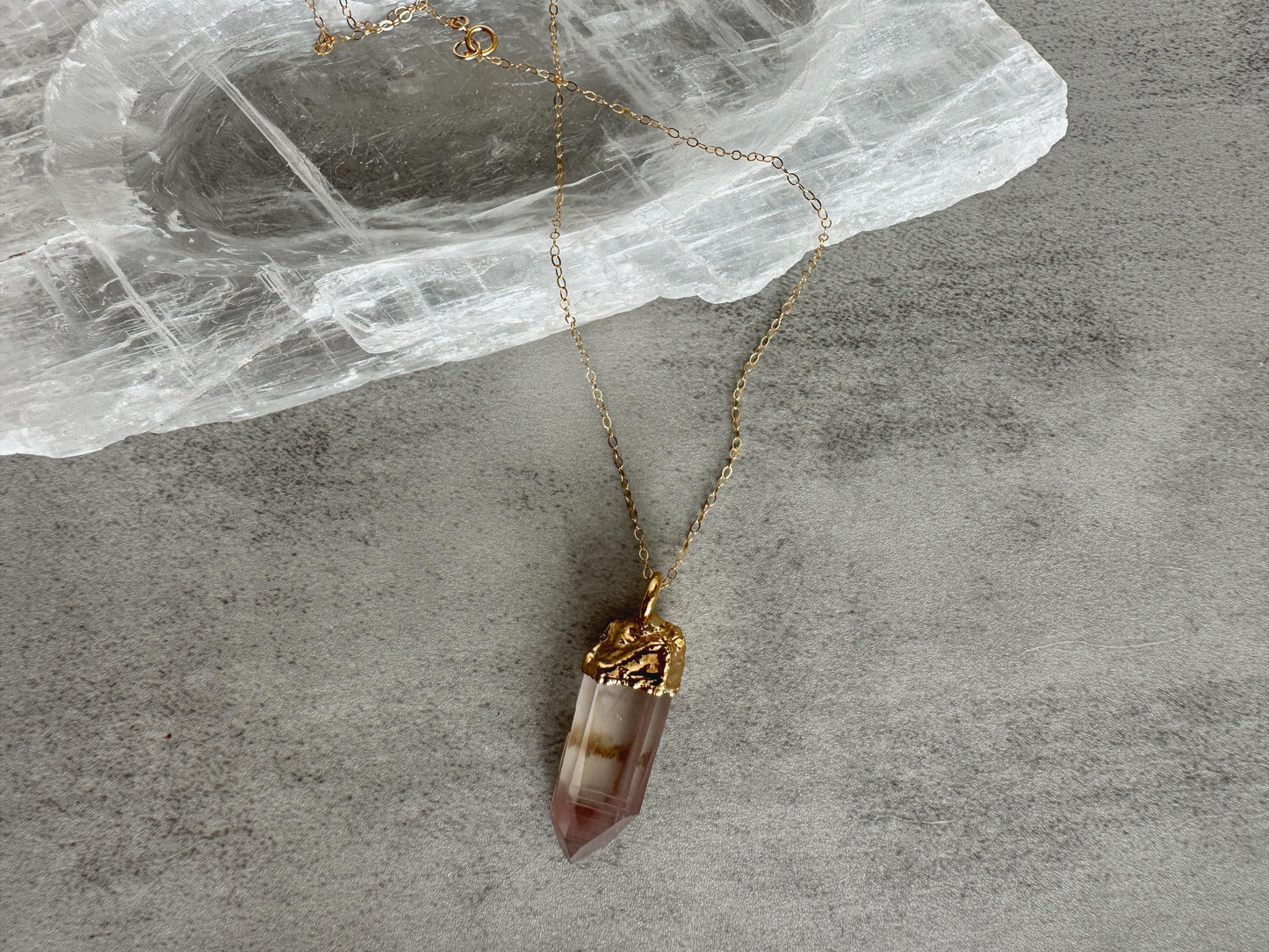 Lithium Quartz Necklace