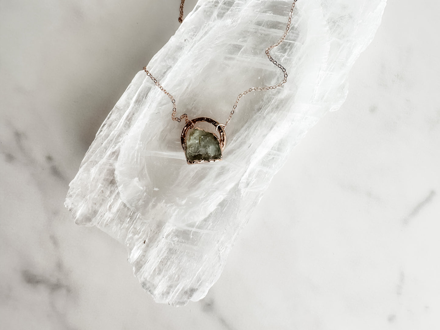 Green Tourmaline Necklace