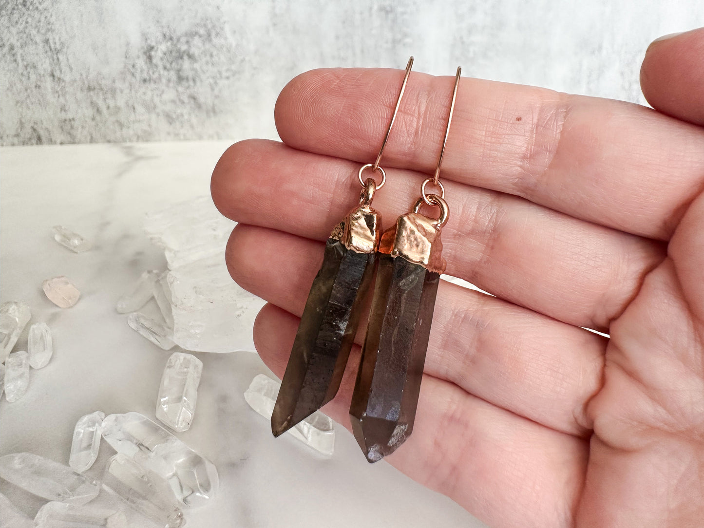 Smokey Quartz Earrings