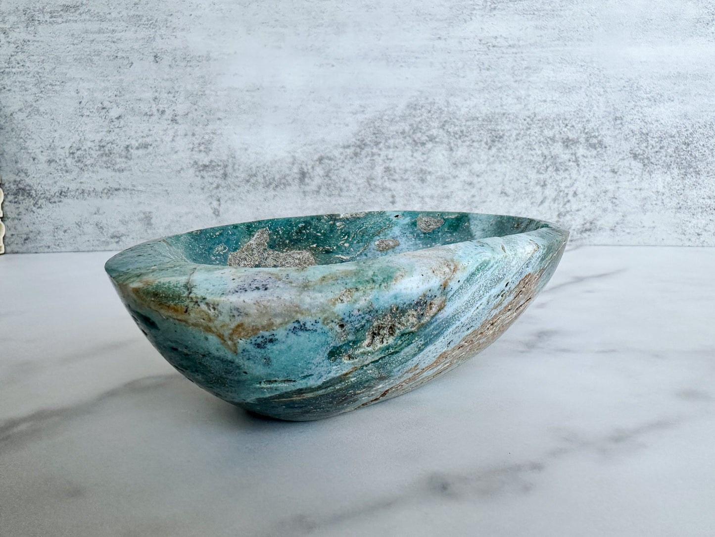 Ocean Jasper Crystal Jewelry Dish