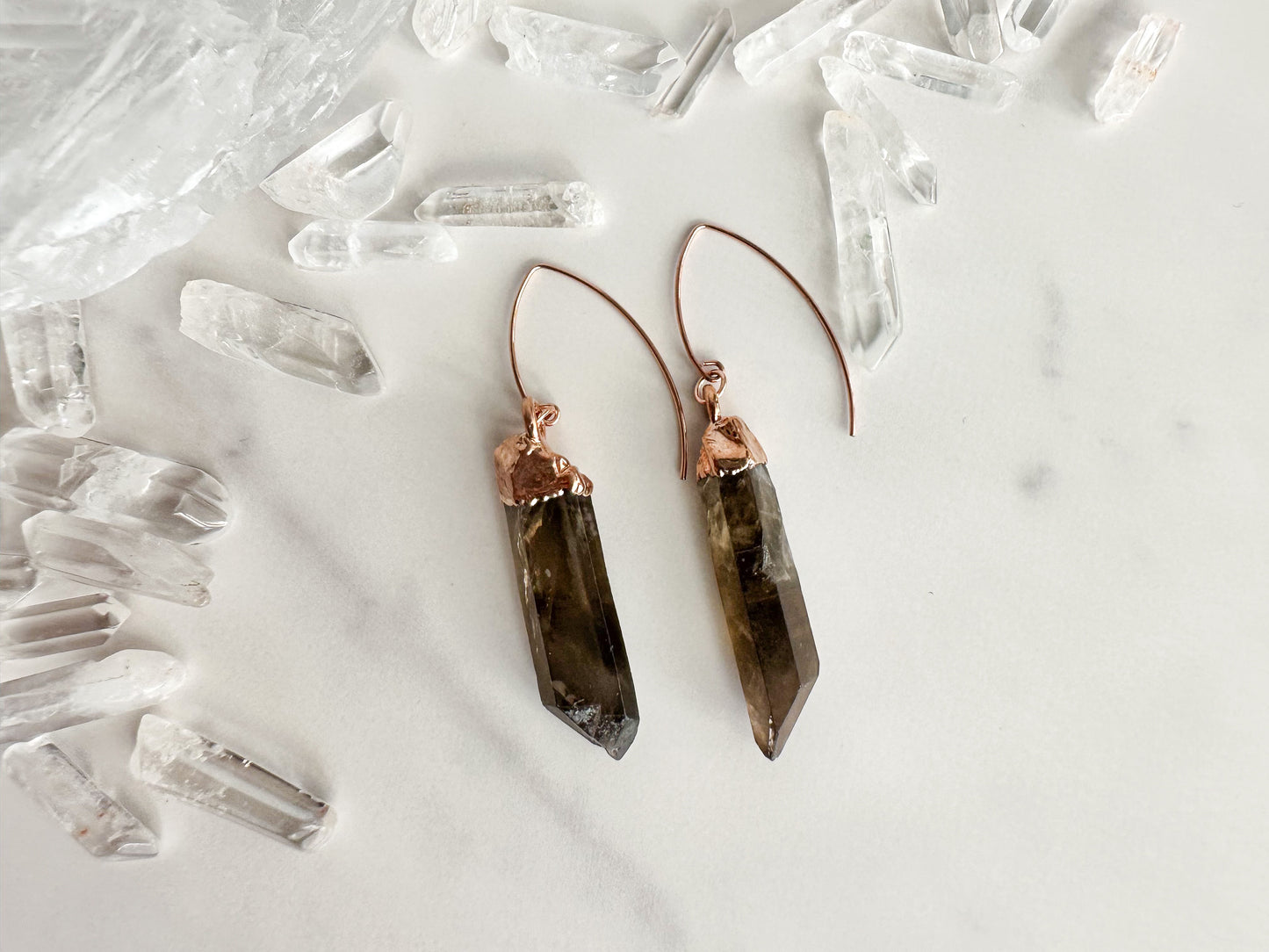 Smokey Quartz Earrings