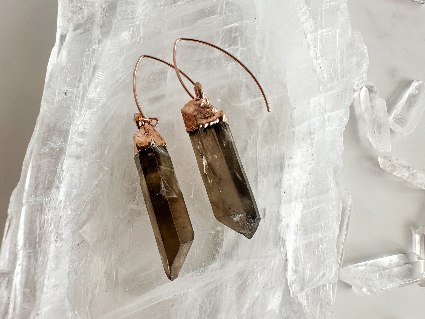 Smokey Quartz Earrings