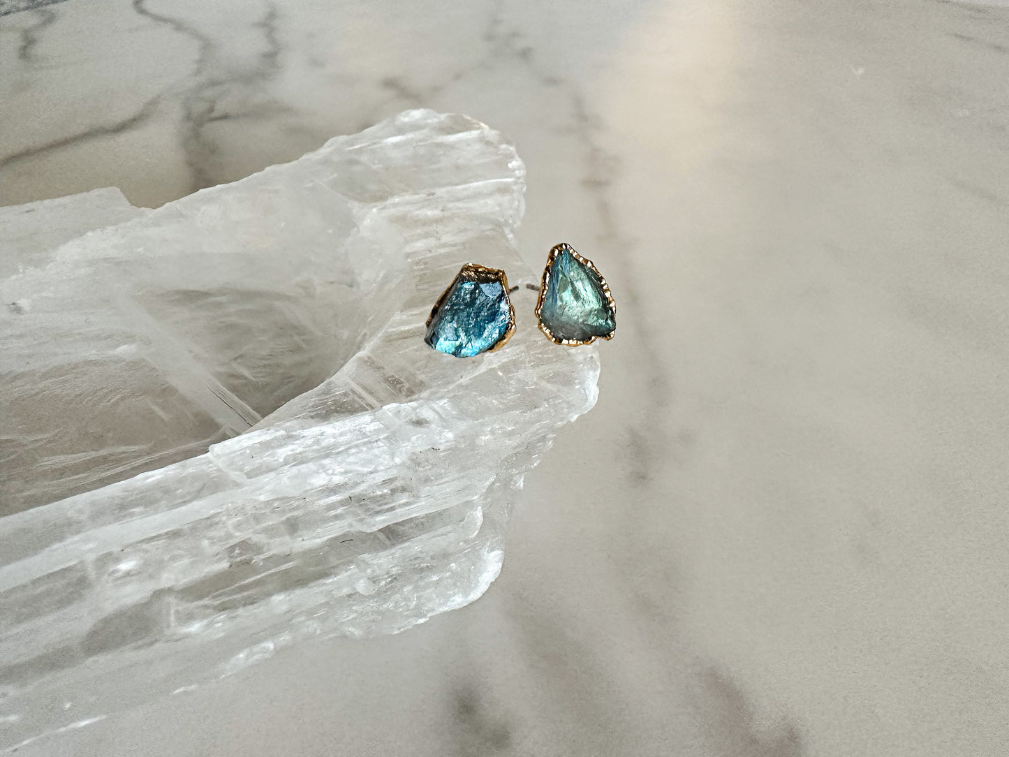 Spectrolite Stud Earrings